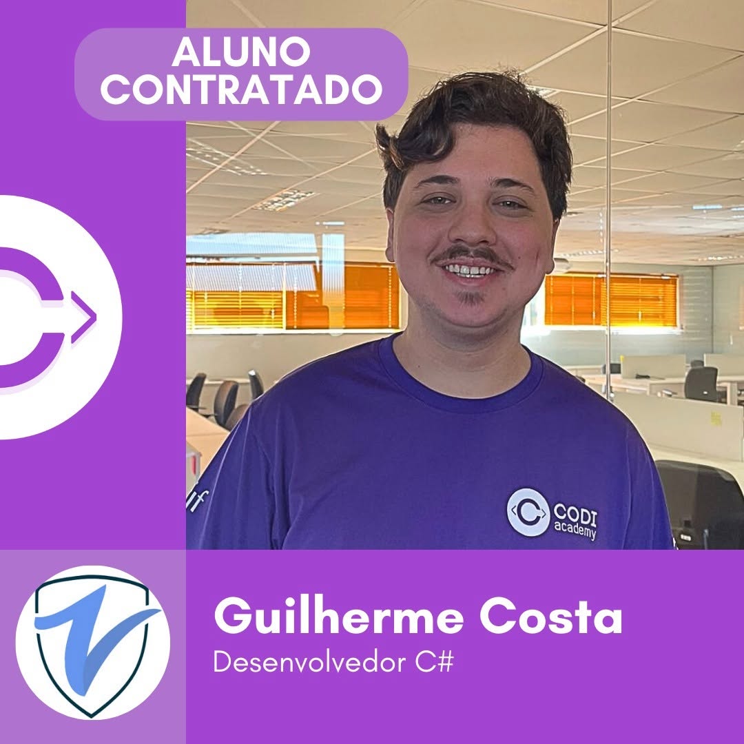 Guilherme Costa — Desenvolvedor C#, aluno contratado da Codi Academy
