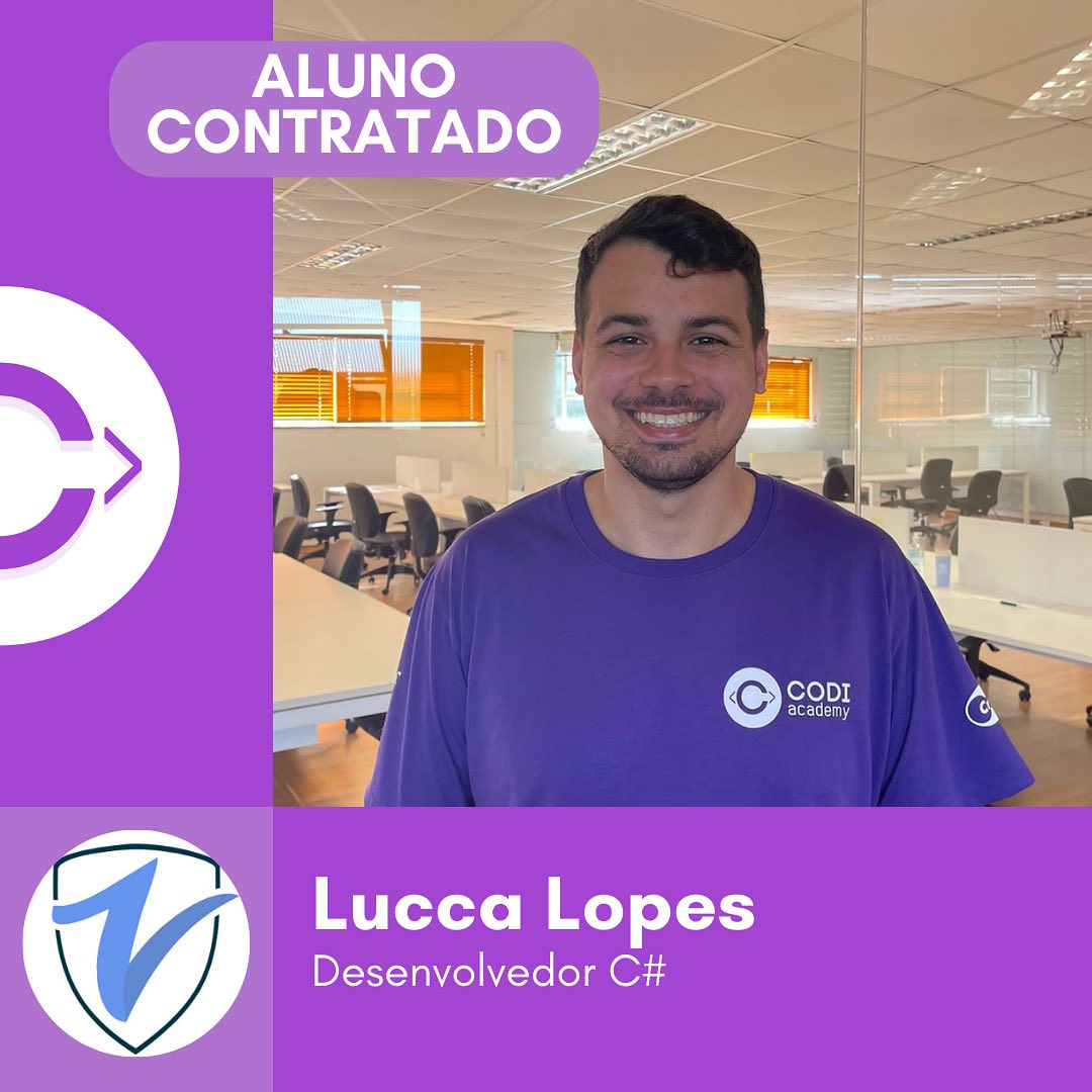 Lucca Lopes — Desenvolvedor C#, aluno contratado da Codi Academy